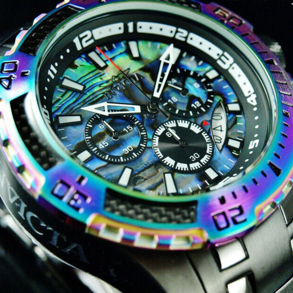 Sale! Iridescent Pro Diver 52mm!! Must See! Nib!!